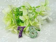 生年月日の足し算で出た数字7.8の数字ネックレス(スワロフスキーを使用)